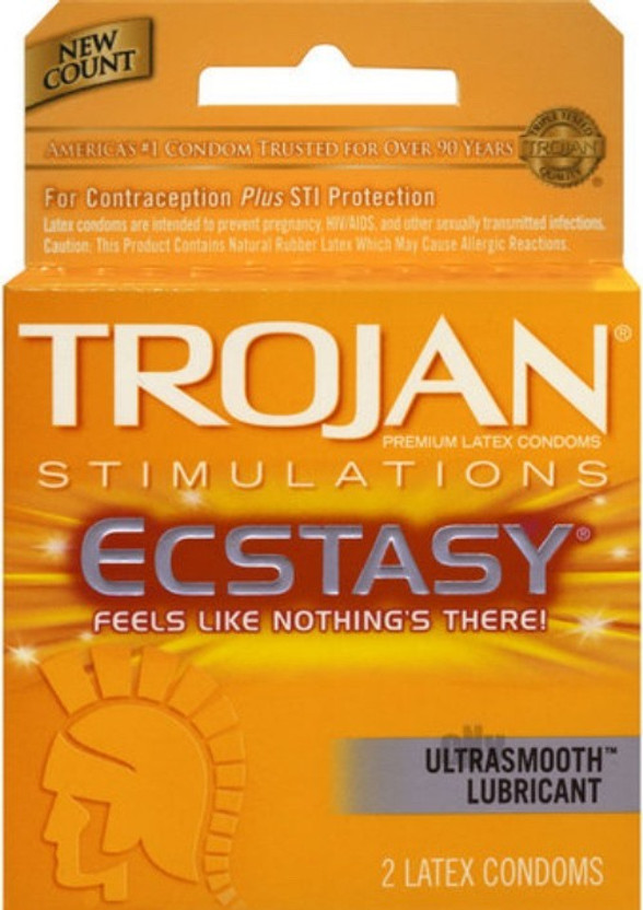 trojan ecstasy condom Boob faith sex